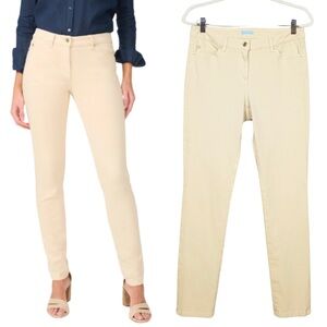 J McLaughlin Cream Tapered Leg Pants, sz 10